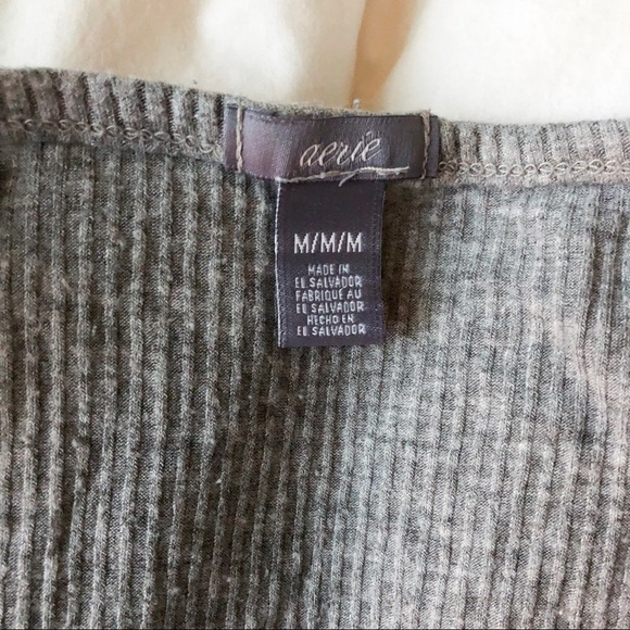 Aerie Grey Crop - Great Condition! - Picture 2 of 3